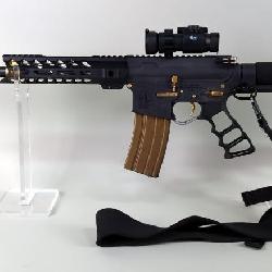 Del-Ton Inc DTI-15 .223 Wylde Rifle SN# B-21505, Skeletonized Stock, Target Sports Red Dot Sight, Bl