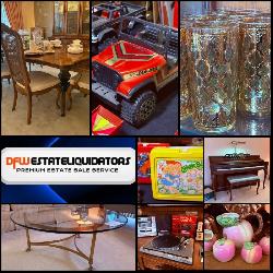 This Fri & Sat! ~Incredible Richardson Estate Sale! MCM, Vintage Glass, Jewelry, Collectibles, Fine Furniture, Old Toys, Sterling Silver, Memorabilia, Outdoor & Much More!!