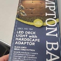 Low Voltage Black LED Deck Light