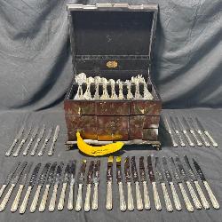 Lot # : 59 - Sheffield Sterling Silver Flatware