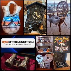 This Fri & Sat! ~Incredible Frisco Estate Sale #1 - Cuckoo Clock, Vintage Audio, Pyrex, Tools, T-Shirts & Much More!