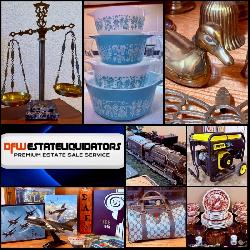 This Fri & Sat! ~Incredible Azle *Eagle Mountain Lake* Estate Sale! Aviation, Pyrex, Generator, Collectibles, Military, Jewelry, Outdoor, Tools, Vintage Goods, Lionel Trains & More!