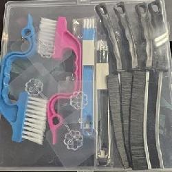Cleaning Brush Set with Combs and Tools
