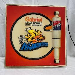 Gabriel HiJackers Embossed Plastic Light-Up Advertising Sign