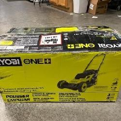 RYOBI ONE+ 18V 13 in. Cordless Battery Walk Behind Push Lawnmower 