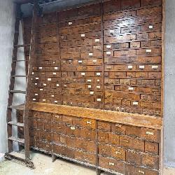 Lot # : 181 - Massive Antique Seed/Apothecary 240 Drawer Cabinet