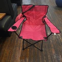 Pink camping chair