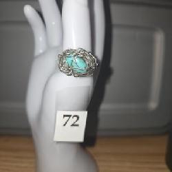 Handmade stone necklace Ring