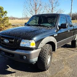 2007 Ford Ranger Sport Truck With ATC Bed Cover, VIN# 1FTZR45E57PA94323, V6 4.0L, 5 Speed Manual Shi