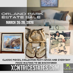 XCNTRIC Orland Park Estate Sale March 26-28, 2026