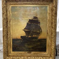 Lot # : 59 - James G Taylor 1888 Oil 