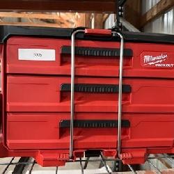 Milwaukee PACKOUT 22 in. Modular 3-Drawer Tool Box Black/Red