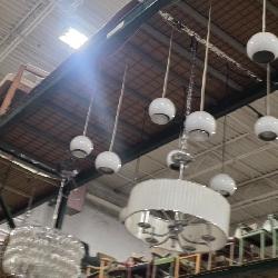 retro, vintage antique and modern lighting