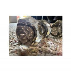 VINTAGE CUT-CRYSTAL STYLE DOOR KNOB SET | 6pc Brilliant Lot