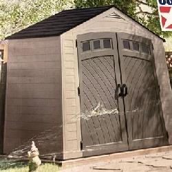 Vista 7 ft. W x 7 ft. D Plastic Shed (50 sq. ft.)