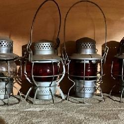 SEVERAL EARLY RR LANTERNS