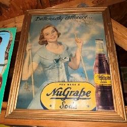 18X23 EARLY NUGRAPE CB W/ FRAMED