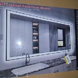 66 in. W x 3 LED lighted bathroom mirror