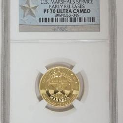 1016	5 DOLLAR GOLD US MARCHALS SERVICE 2015-W