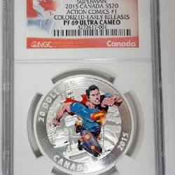 1019	CANADA $20 SUPERMAN ACTION COMICS #1