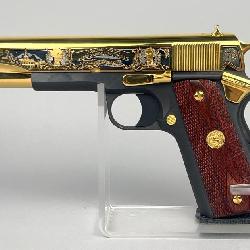 Colt 1911 Founding Fathers Second Amendment Tribute Colt .45 Auto Pistol SN# 2827444, Issued By Amer