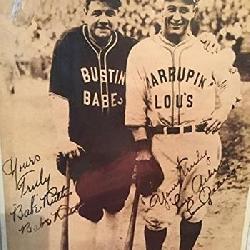 Reproduction Picture from 1927 Photograph of Babe Ruth and Lou Gehrig