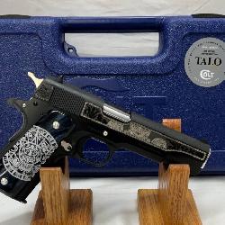 NIB Colt 1911 Series 70, .38 Super, TALO Limited Edition ‘Mama Quilla,’ Blued Finish, 1 of 500