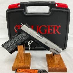 NIB Ruger Model SR1911 9mm Luger Semi-Automatic Pistol with Case and Spare Magazine