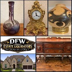 This Fri & Sat! Incredible Frisco Estate Sale! Emile Galle, Native American Pottery, MCM, Nice Appliances, Trek Bikes, Collectibles, Antique Clocks, Outdoor & More!
