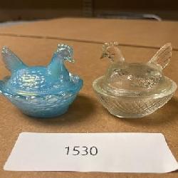 Miniature Chicken Salt Cellars