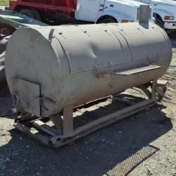 8'heavy duty, tudor barbecue grill on runners