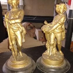 bronze figures