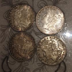 Morgan silver dollars