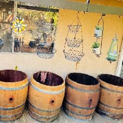 (4) Wine Barrels