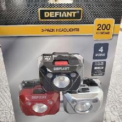 3-Pack 200-Lumens Headlights