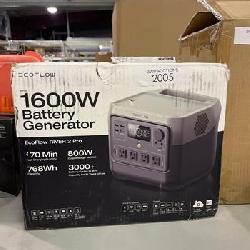 800W Output/1600W Peak Push-Button Start Battery Generator