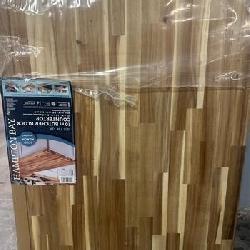 10ft Butcher Block Countertop, Solid Acacia (Unfinished)