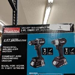 Makita 18V LXT Sub-Compact Cordless Brushless 2 Tool Combo Kit