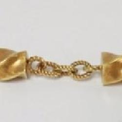 1072	18 K BRACELET MARKED 750, 22.25 DWT, APPROXIMATELY 8 IN L