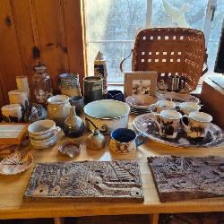 Pottery, Longenberger, Wood Carvings