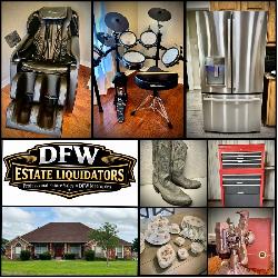 This Fri & Sat! ~Incredible Ft Worth Estate Sale! Roland Drums, Antiques, Stainless Fridge, Collectibles, Tools, Jim Shore, Appliances, Outdoor, Vintage Glass, Accents & Much More!!