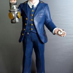 Lionel Lines Train Conductor Door Greeter Statue