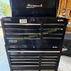 Homak Tool Chest & Cabinet - Black/Silver