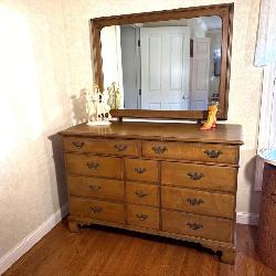 Vintage Dresser with Mirror