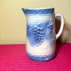 Antique North Star Stoneware Pottery Pitcher