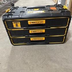 DEWALT Toughsystem 2.0, 12.3 in. W Tool Box 3-Drawer