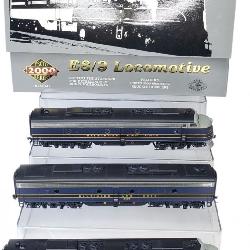 3 Proto 2000 Series E8/9 Baltimore & Ohio Locomototives