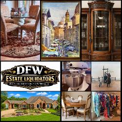 This Fri & Sat! Stunning Weatherford Estate Sale! Oil Paintings, Vintage Fashion, Jewelry, Fine Antiques, Outdoor..