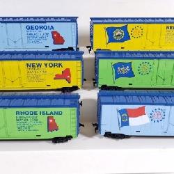 Tyco State Of The Union Commemorative Box Car Set Complete