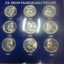 Proof Franklin Half Dollars